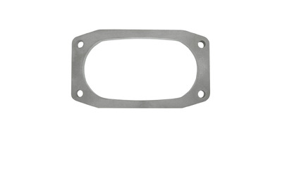 Exhaust Flange Plate OVAL - 4" Equivalent (123 x 67mm) - BHS 130 x 53mm