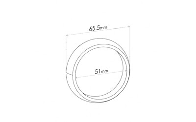 GASKET Single Taper Ring - Inside diameter 51mm, Outside diameter 65.5mm, Thickness 16mm, Material WIRE