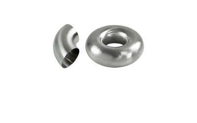 Mandrel Bend 2" (51mm) - 30 to 360 Degree - 304 STAINLESS Brushed