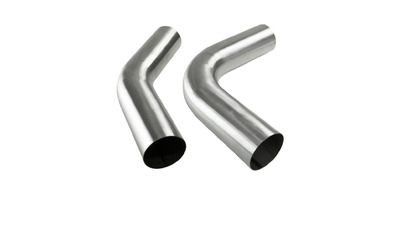 Mandrel Bend 3 1/2" (89mm) - 45 to 90 Degree - 304 STAINLESS Brushed