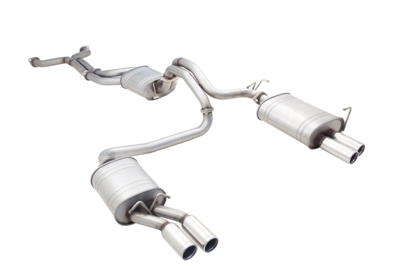 FORD FALCON FG/FG-X V8 XR8 GT 5.4LT SEDAN XFORCE 2.5&quot; QUAD 409 STAINLESS STEEL CATBACK EXHAUST