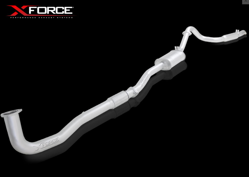 Nissan Patrol GQ 2.8TD Wagon Xforce 3" raw 409 stainless steel system