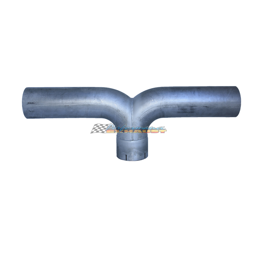 4" 100MM EXHAUST PIPE Y JUNCTION T PIECE MERGE PIPE ALUMINISED STEEL