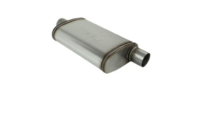 Universal Muffler 2.5" Offset/Centre - 9" x 4" x 14" Long OVAL - Megaflow