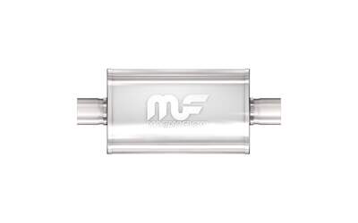 Universal Muffler 4" Centre/Centre - 8" x 5" x 14" Long OVAL - Megaflow