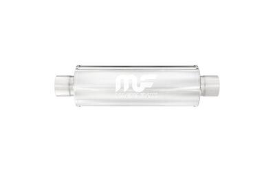 Universal Muffler 3.5" Centre/Centre - 14" Long x 6" ROUND - Megaflow