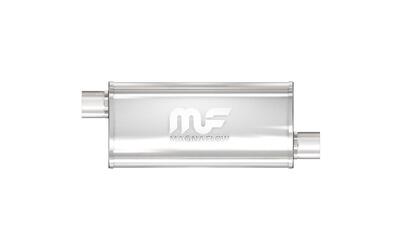 Universal Muffler 3" Offset/Offset - 8" x 5" x 18" Long OVAL - Megaflow