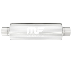 Universal Muffler 3" Centre/Centre - 14" Long x 6" ROUND - Megaflow