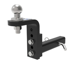 Adjustable Towball Mount Kit - 100mm Drop, 69mm Rise - Reversible - 2500kg Rating