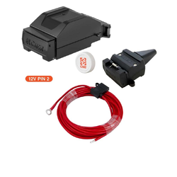 Trailer Brake Controller KIT - Echo Mobile 12V / Pin 2 inc Wire & Socket