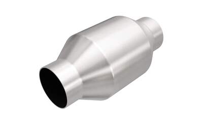 Universal Cat Converter - High Flow 3" 200 Cell (CPSI) BULLET - Metallic