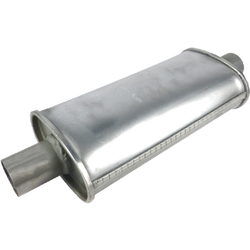 Universal Muffler 2" Centre/Centre - 5" x 3" x 14" Long OVAL - Megaflow