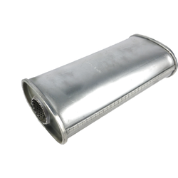 Universal Muffler 2.25" Centre/Centre - 5" x 3" x 14" Long OVAL - Megaflow
