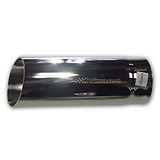 2.25" INLET - 2.5" OUTLET ANGLE CUT CHROME EXHAUST TIP