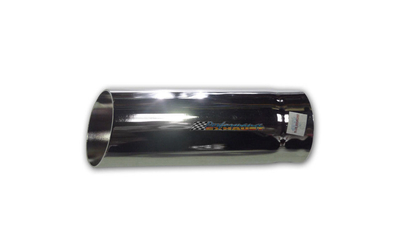 Angle Cut CHROME Exhaust Tip - 2.5" Inlet - 2.75" Outlet (8" Long)