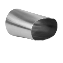4" Oval to Round Exhaust Pipe Adapter Transition