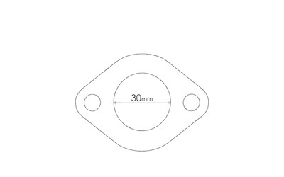 Gasket Flange to suit Alfa Romeo Alfasud, 33 (06/1974 - 09/1984)