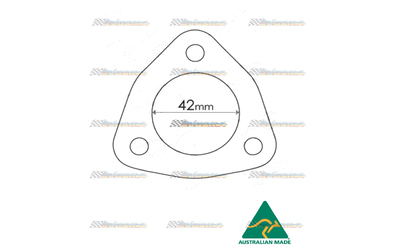 Gasket Flange to suit Alfa Romeo Giulia, 1750-2000, Spider (06/1964 - 12/1978)