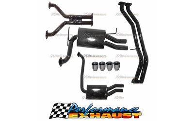 FORD FALCON FPV BA BF GT SEDAN 5.4LT PACEMAKER 2.5" QUAD STAINLESS EXHAUST 