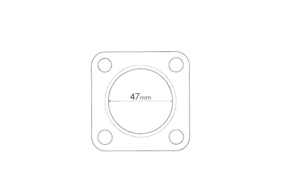 Gasket Flange to suit Land Rover 88/109 (09/1963 - 12/1986)