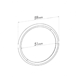 Gasket Flange to suit Honda Civic, Accord, CR-X , Nissan Navara, Patrol, Bluebird, Maxima Qx (03/1997 - 12/2001)