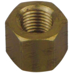 NUT BRASS - JAGUAR, 3/8" UNF, Hex 14.3mm, L 11.5mm