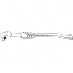 SUBARU LIBERTY 2.5LT B13 2003-2007 STANDARD EXHAUST CAT CONVERTER