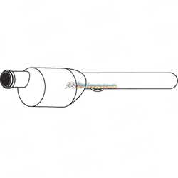 MERCEDES BENZ VITO W639 109CDI 2.1LT DIESEL STANDARD EXHAUST CAT CONVERTER