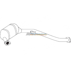 Cat Converter - Subaru Forester SF, Impreza GC 2.0L & Liberty BE 2.5L