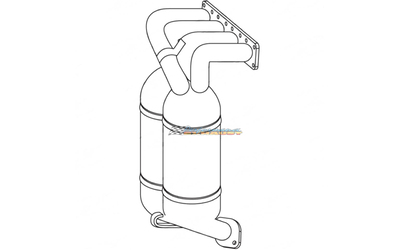 TOYOTA RAV 4 ACA22 ACA23 2.4LT 2003-2006 MANICAT MANIFOLD CAT CONVERTER