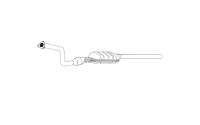 AUDI A4 8D2 8D5 B5 2.8LT V6 1995-2001 LEFT STANDARD EXHAUST CAT CONVERTER