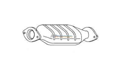 KIA MENTOR 1.8LT SERIES 2 HATCH 1998-2001 STANDARD EXHAUST CAT CONVERTER