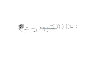 BMW 535i 540i E39 3.5LT 4.4LT 1996-2003 LEFT STANDARD EXHAUST CAT CONVERTER