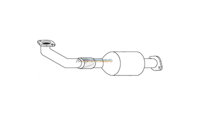 HOLDEN COLORADO RC 3.0LT TD 2008-2012 STANDARD EXHAUST CAT CONVERTER