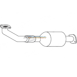 HOLDEN COLORADO RC 3.0LT TD 2008-2012 STANDARD EXHAUST CAT CONVERTER