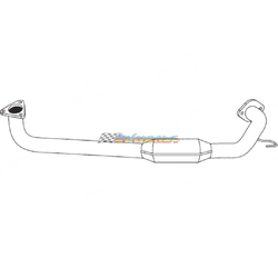HOLDEN RODEO RA 3.5LT V6 2003-2005 LEFT SIDE STANDARD EXHAUST CAT CONVERTER