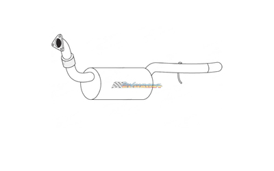 LANDROVER DISCOVERY TAA 2.7LT TD 2005-2009 STANDARD EXHAUST CAT CONVERTER