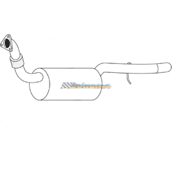 LANDROVER DISCOVERY TAA 2.7LT TD 2005-2009 STANDARD EXHAUST CAT CONVERTER