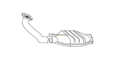 NISSAN PATHFINDER R50 3.3LT V6 LHS STANDARD EXHAUST CAT CONVERTER