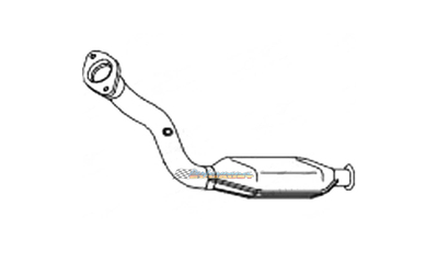 PEUGEOT 405 4B 2.0LT RFX STANDARD EXHAUST CAT CONVERTER