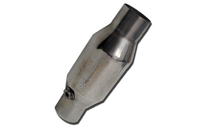 Universal Cat Converter - High Flow 3" 50 Cell (CPSI) BULLET - Metallic
