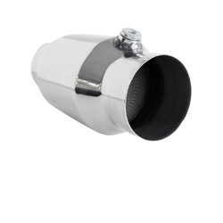 Universal Cat Converter - High Flow 4" 100 Cell (CPSI) BULLET - Metallic