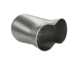 Collector Cone (2 into 1) - 2 x 2" to 2 1/2" Outlet 304 STAINLESS - CC208SS