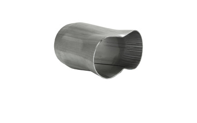Collector Cone (2 into 1) - 2 x 3" to 4" Outlet MILD STEEL - CC217