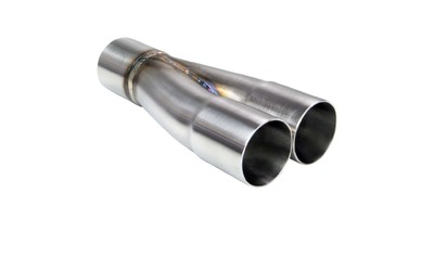 Merge Collector (2 into 1) - 2 x 1 3/4" to 2" Outlet 304 STAINLESS 