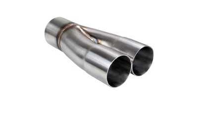 Merge Collector (2 into 1) - 2 x 2" to 2 1/2" Outlet 304 STAINLESS 