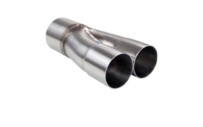 Merge Collector (2 into 1) - 2 x 2 1/4" to 3" Outlet 304 STAINLESS 