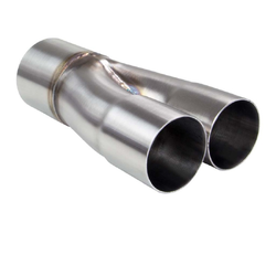 Merge Collector (2 into 1) - 2 x 2 1/4" to 3" Outlet 304 STAINLESS 