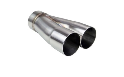 Merge Collector (2 into 1) - 2 x 2 1/2" to 3" Outlet 304 STAINLESS 