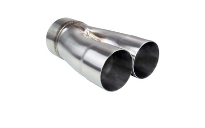 Merge Collector (2 into 1) - 2 x 3" to 4" Outlet 304 STAINLESS 